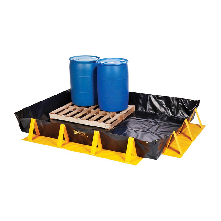 collapsible spill containment products